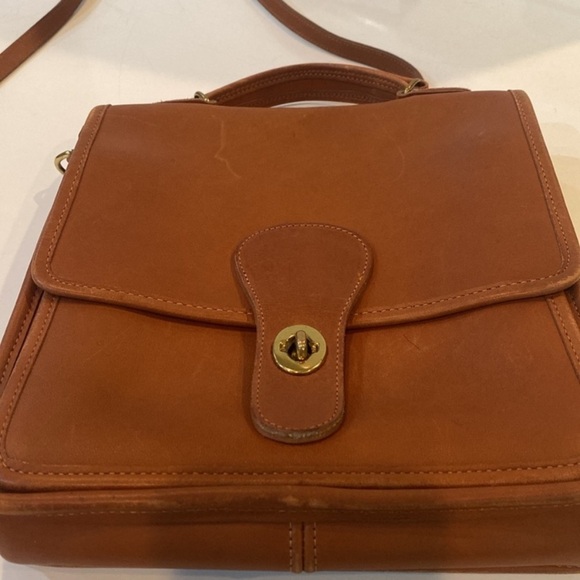 Coach Brown and Gold Crossbody Bag - Picture 16 of 16